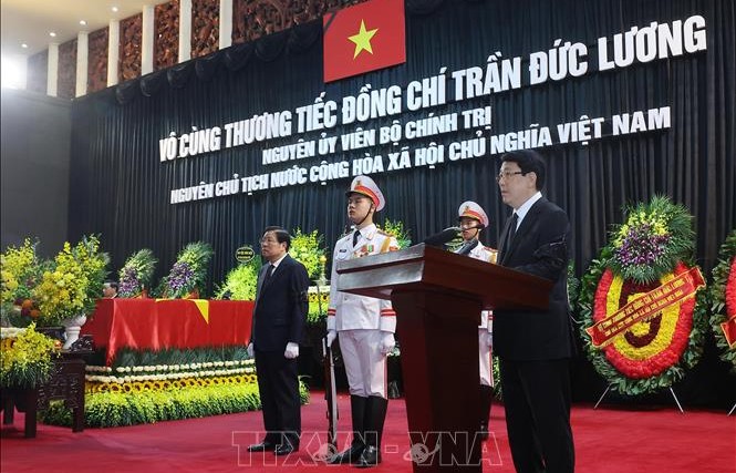 Cử hành trọng thể Lễ truy điệu nguyên Chủ tịch nước Trần Đức Lương