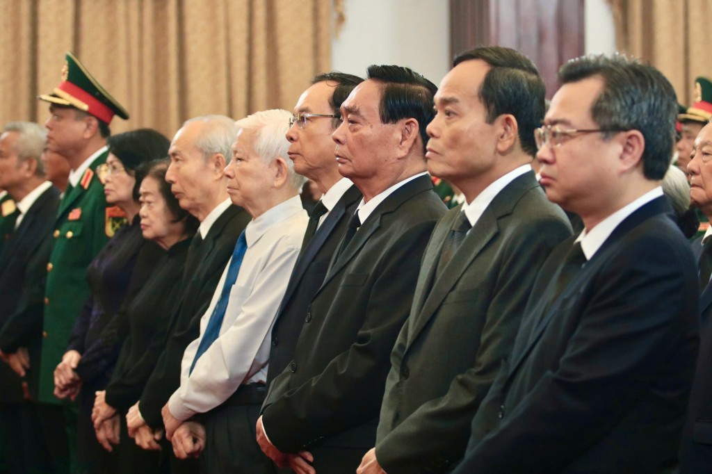 Lễ truy điệu nguyên Chủ tịch nước Trần Đức Lương tại TP Hồ Chí Minh