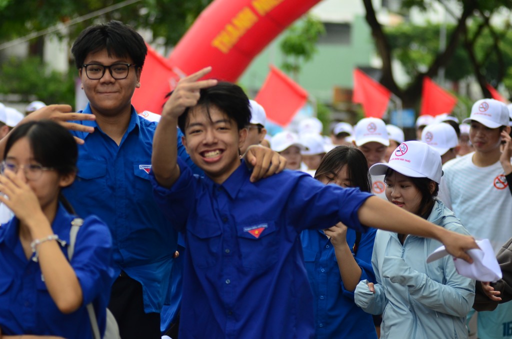 Giải chạy tuyên truyền lối sống lành mạnh cho thế hệ trẻ (Ảnh Đ.Minh) Giải chạy tuyên truyền lối sống lành mạnh cho thế hệ trẻ (Ảnh Đ.Minh)
