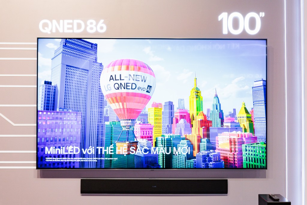 TV LG QNED evo AI - Đột phá sắc màu, sống bừng trải nghiệm