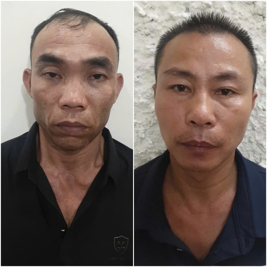 Các đối tượng bị bắt giữ