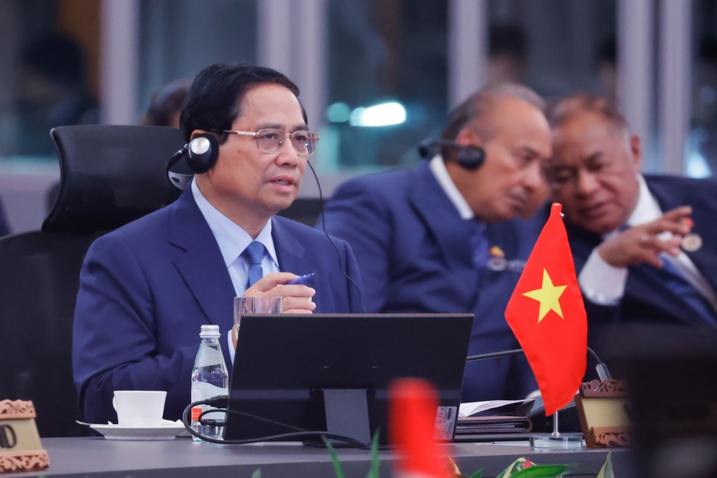 Thủ tướng Phạm Minh Chính đánh giá cao tiềm năng hợp tác ASEAN-GCC, nhận định hai khu vực đều có thế mạnh riêng, mang tính bổ trợ cao và chia sẻ nhiều điểm tương đồng về tầm nhìn phát triển - Ảnh: VGP/Nhật Bắc
