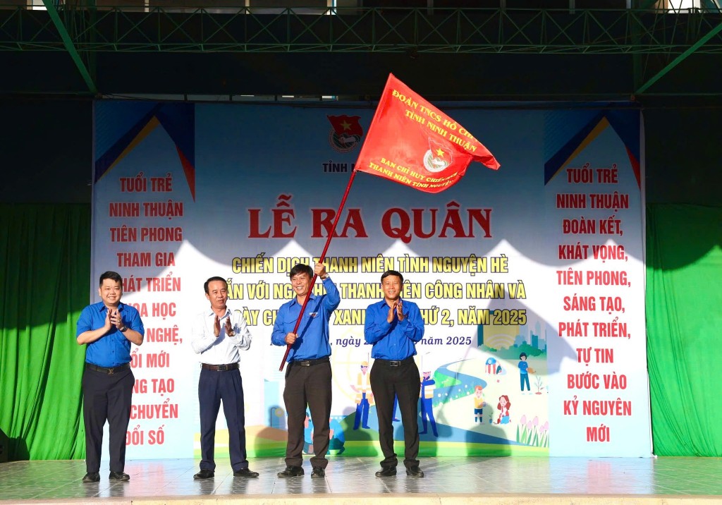 Tuổi trẻ Ninh Thuận sôi nổi hưởng ứng Chiến dịch tình nguyện hè 2025