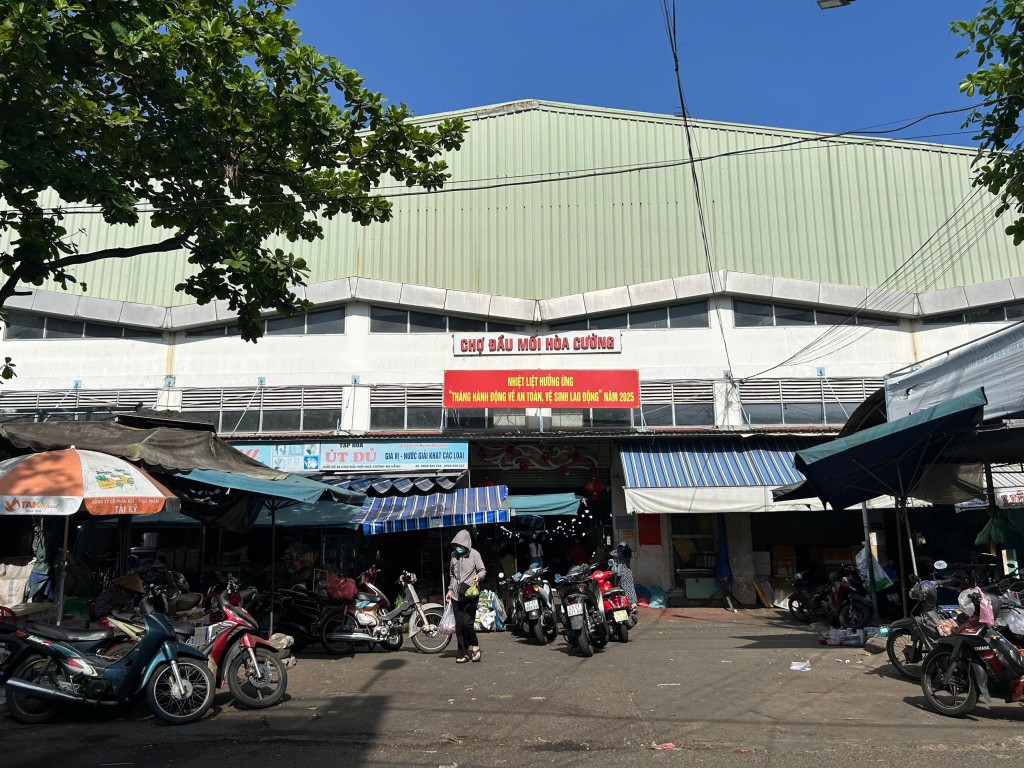 Dự án chợ đầu mối Hoà Phước được quy hoạch nhằm thay thế chợ đầu mối Hòa Cường (Ảnh Đ.Minh)