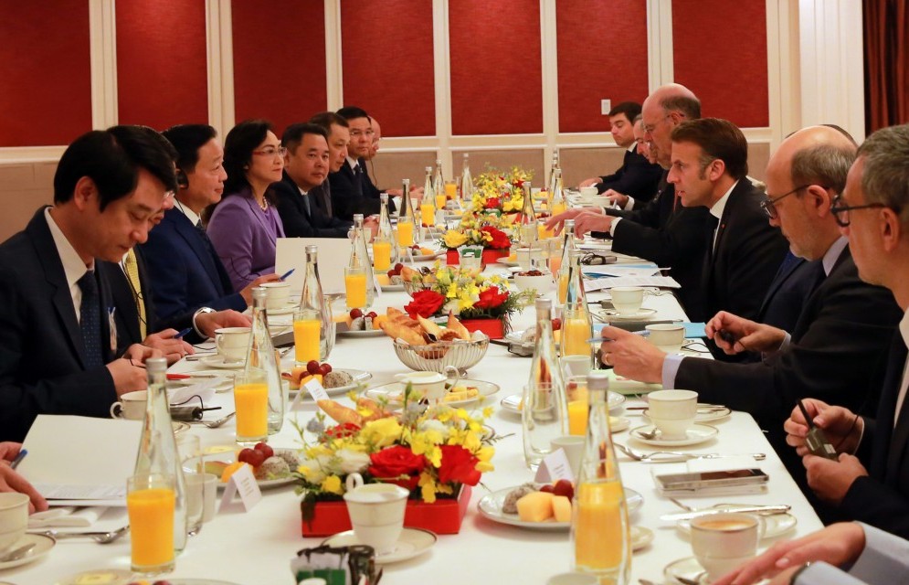 Tổng thống Emmanuel Macron đánh giá cao các cam kết quốc tế của Việt Nam