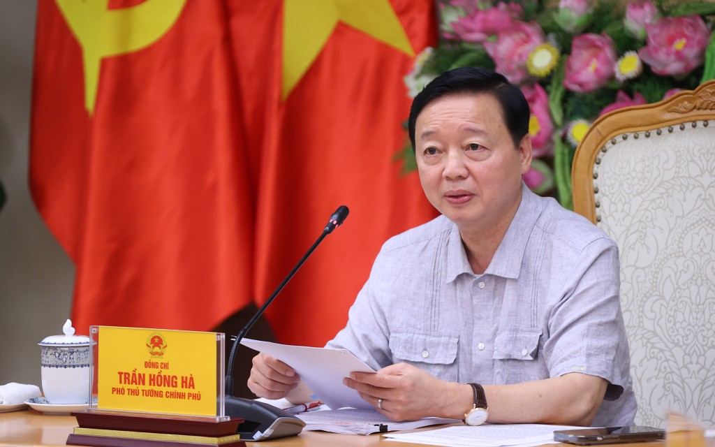 Phó Thủ tướng Trần Hồng Hà nhấn mạnh, muốn phát triển bền vững kinh tế biển, điều kiện tiên quyết là phải xây dựng và vận hành hiệu quả cơ chế điều phối liên ngành, liên vùng và liên quốc gia - Ảnh: VGP/Minh Khôi