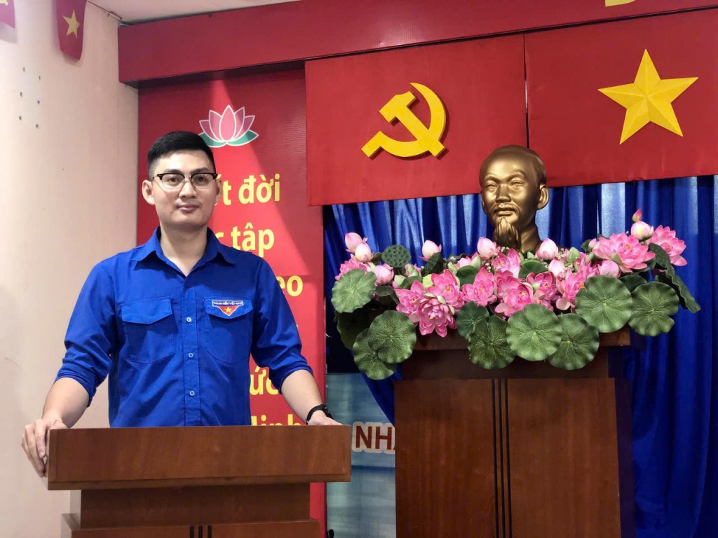 Đồng chí Trần Đình Vũ, Bí thư Đoàn Tổng Công ty Liksin