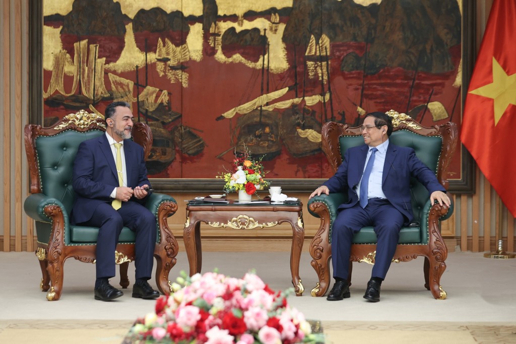 Thủ tướng đề nghị Oman mở rộng, nâng quy mô Quỹ Đầu tư Việt Nam - Oman lên mức 1 tỷ USD để hỗ trợ được nhiều hơn cho nhu cầu đầu tư, phát triển của Việt Nam, phù hợp với quy mô nền kinh tế, với lãi suất phù hợp với điều kiện của Việt Nam - Ảnh: VGP/Nhật Bắc