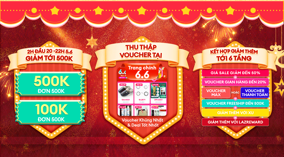 Hot hơn cả nhiệt độ mùa hè, Lazada tung loạt ưu đãi đậm sâu dịp 6.6