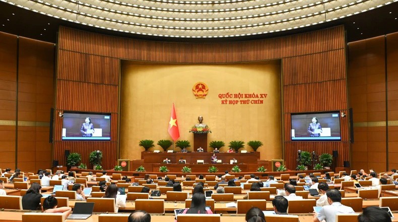 Quang cảnh phiên họp. 