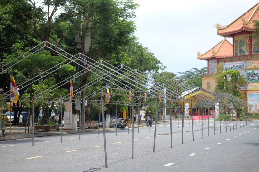 Các khu vực chính diễn ra sự kiện đã gấp rút triển khai