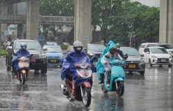 Hà Nội có mưa rải rác, một vài nơi có thể có dông
