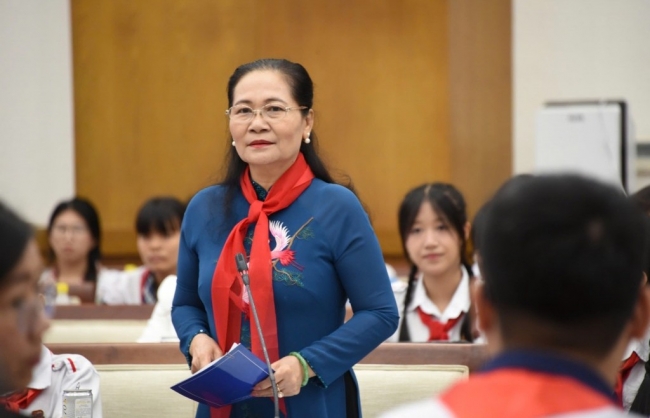 Lãnh đạo TP Hồ Chí Minh gặp gỡ, lắng nghe ý kiến thiếu nhi