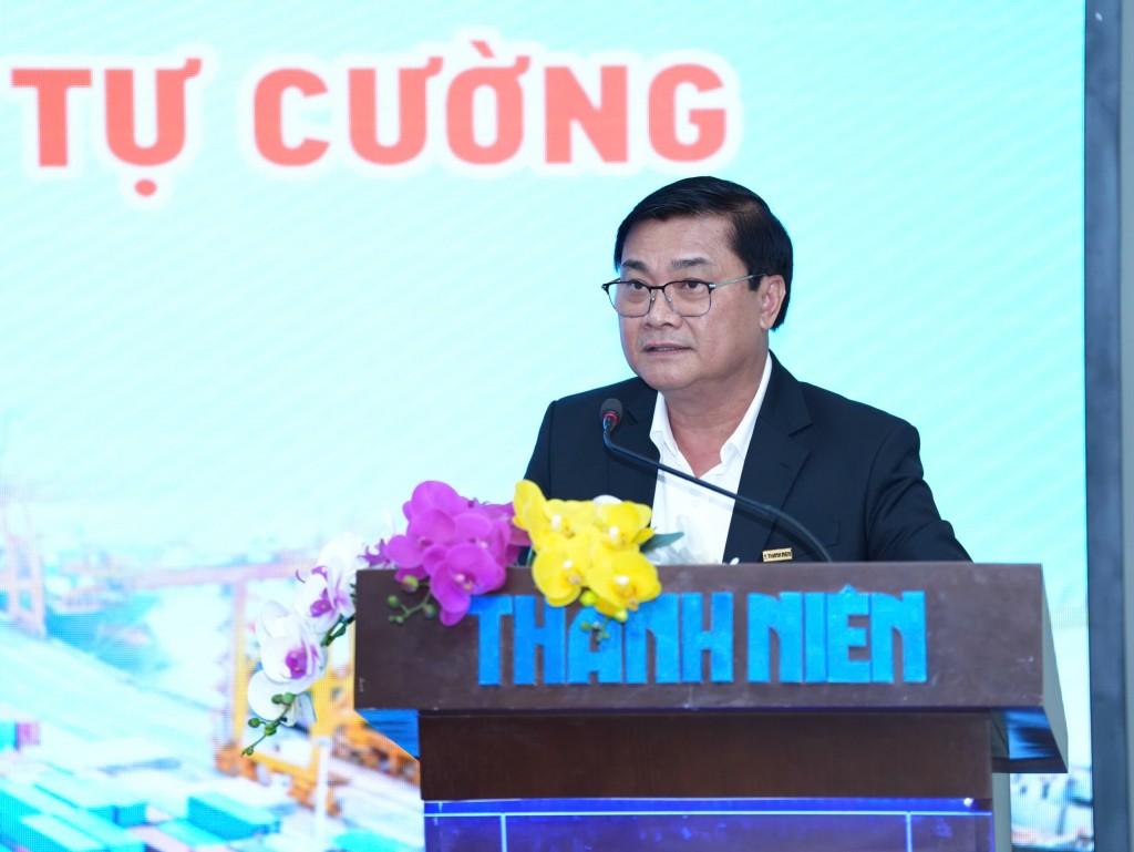ông Nguyễn Ngọc Toàn, Tổng Biên tập Báo Thanh Niên phát biểu