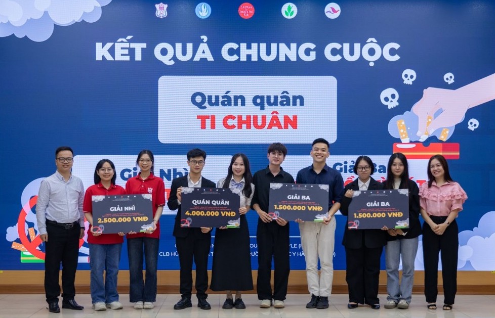 Sinh viên Thủ đô truyền cảm hứng hành động vì một môi trường không thuốc lá