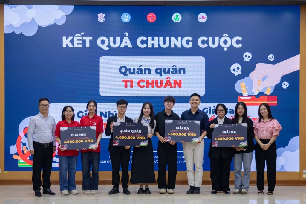 Sinh viên Thủ đô truyền cảm hứng hành động vì một môi trường không thuốc lá