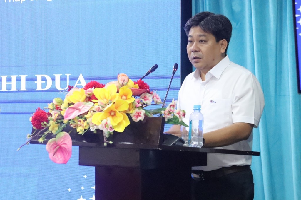Đảng ủy viên, Phó giám đốc, Chủ tịch Công đoàn Nhà máy Trần Ngọc Hưởng phát động phong trào thi đua giai đoạn 2025 - 2030