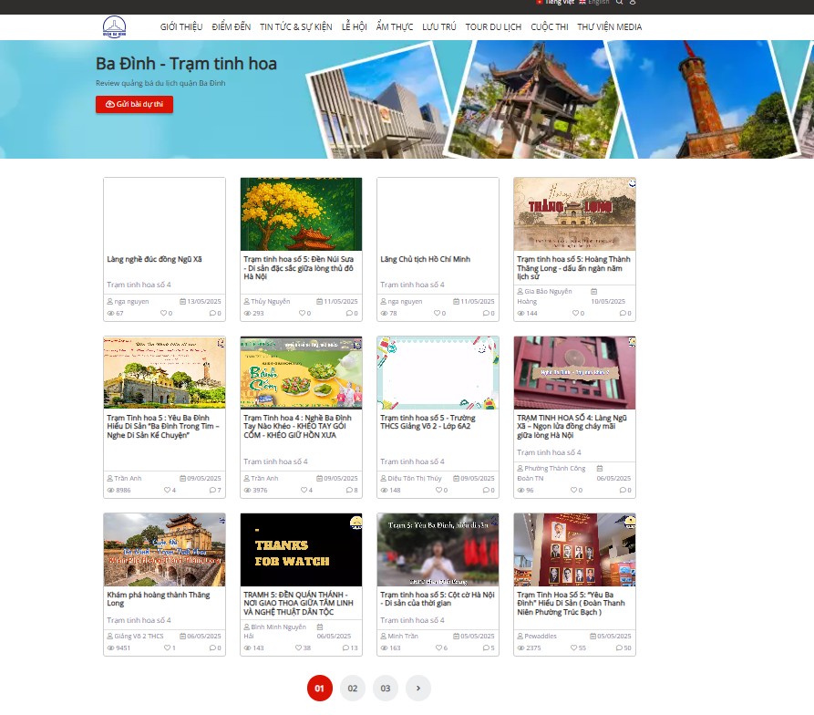 Quận Ba Đình trao giải cuộc thi Review Quảng bá du lịch