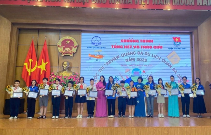 Quận Ba Đình trao giải cuộc thi Review Quảng bá du lịch