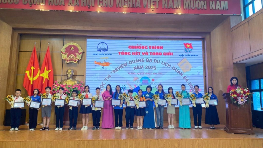 Quận Ba Đình trao giải cuộc thi Review Quảng bá du lịch