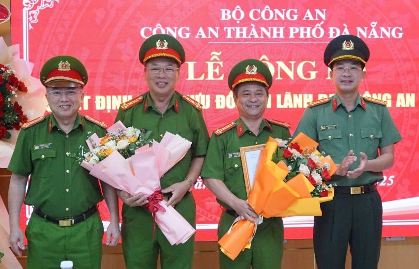 Hai Phó Giám đốc Công an TP Đà Nẵng nghỉ hưu từ ngày 1/6