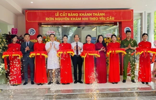 Khánh thành Khu nguyên khám Nhi theo yêu cầu