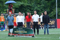 Mở màn Giải bóng đá 7 người vô địch quốc gia Bia Saigon Dragon Cup 2025 miền Nam