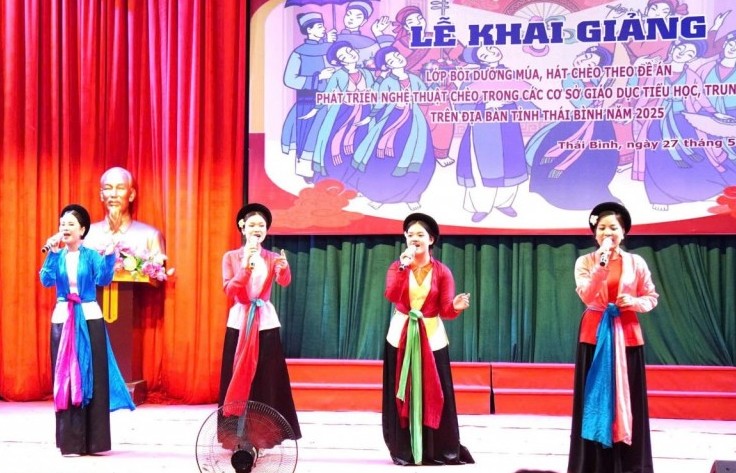 659 giáo viên Thái Bình hoàn thành lớp bồi dưỡng nghệ thuật chèo