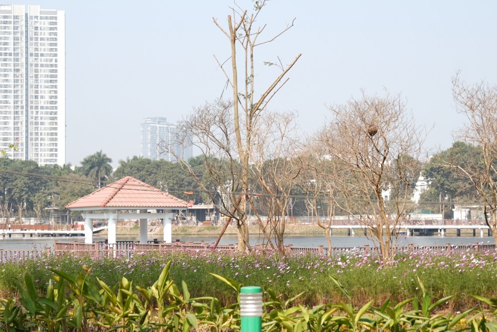 nhiều công viên trên địa bàn thành phố Hà Nội đã có diện mạo mới