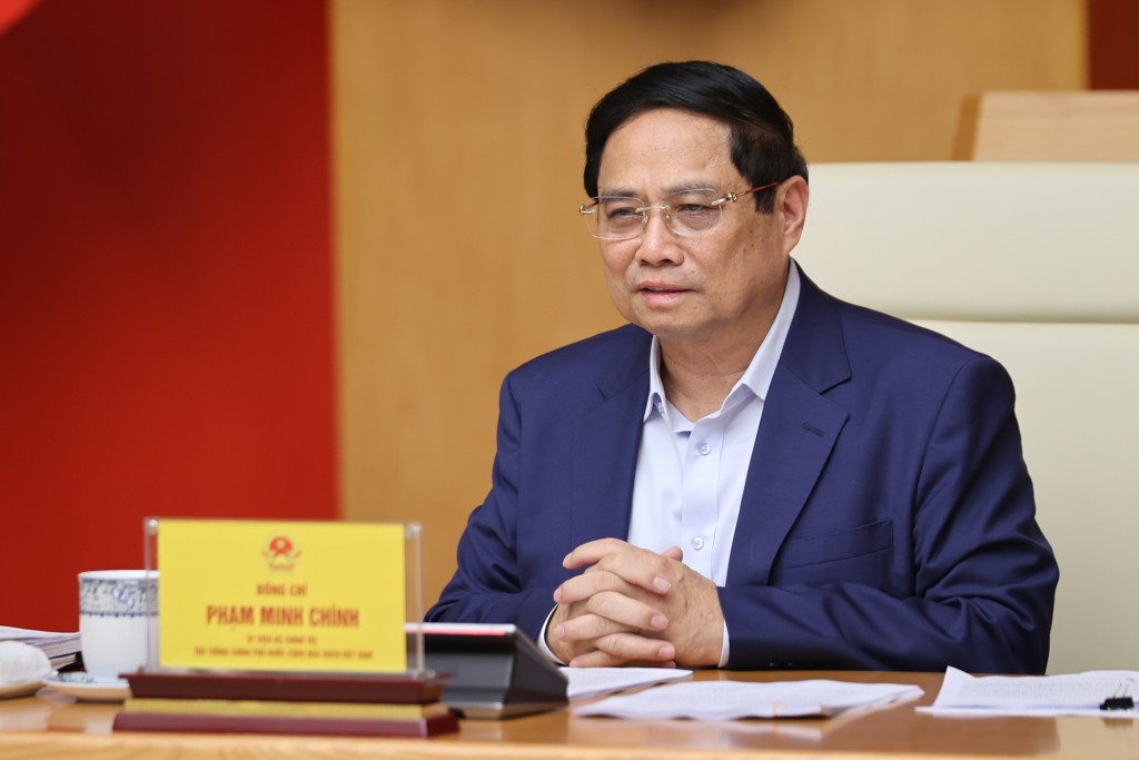 Bí thư Đảng ủy, Thủ tướng Chính phủ nhấn mạnh yêu cầu xây dựng Đảng bộ Chính phủ trong sạch, vững mạnh, nâng cao năng lực lãnh đạo, sức chiến đấu của tổ chức đảng và đảng viên - Ảnh: VGP/Nhật Bắc