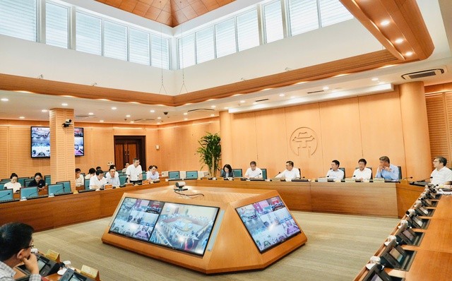 phiên họp trực tuyến UBND Thành phố thường kỳ tháng 4/2025