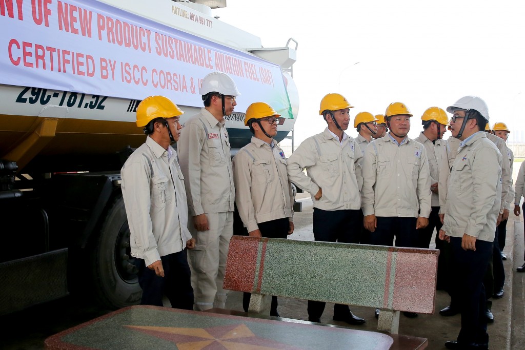 BSR xuất bán lô sản phẩm mới Nhiên liệu hàng không bền vững (SAF)