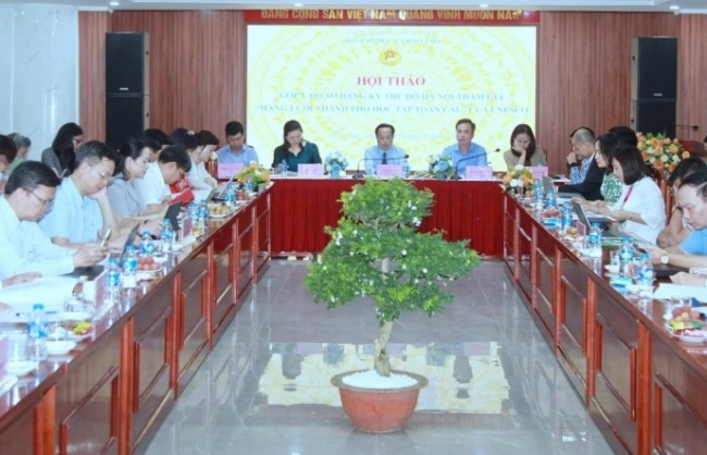 Góp ý hoàn thiện hồ sơ đăng ký Mạng lưới thành phố học tập toàn cầu của UNESCO