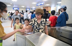 Tàu điện Hà Nội kéo dài giờ chạy phục vụ dịp Quốc khánh