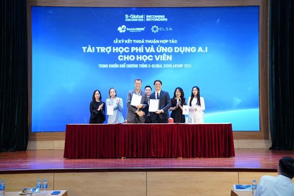 Ký kết thỏa thuận ứng dụng công nghệ vào giảng dạy trong khuôn khổ S-Global 3 Scholarship 2025.