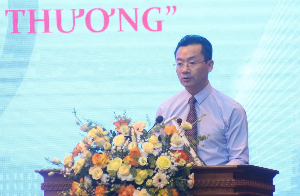 Phó Giám đốc Sở Văn hóa và Thể thao Hà Nội phát biểu tại lễ phát động