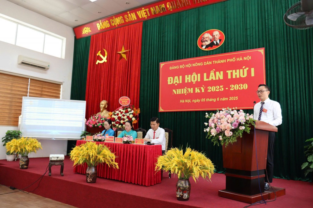 Đại hội Đảng bộ Hội Nông dân thành phố Hà Nội lần thứ I, nhiệm kỳ 2025 - 2030