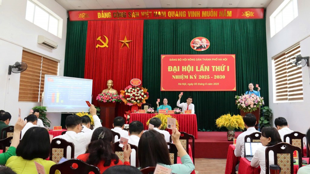 Đại hội Đảng bộ Hội Nông dân thành phố Hà Nội lần thứ I, nhiệm kỳ 2025 - 2030