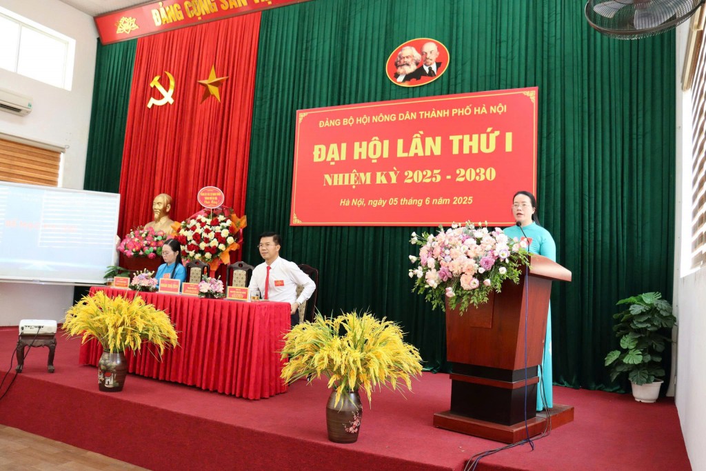 Đại hội Đảng bộ Hội Nông dân thành phố Hà Nội lần thứ I, nhiệm kỳ 2025 - 2030