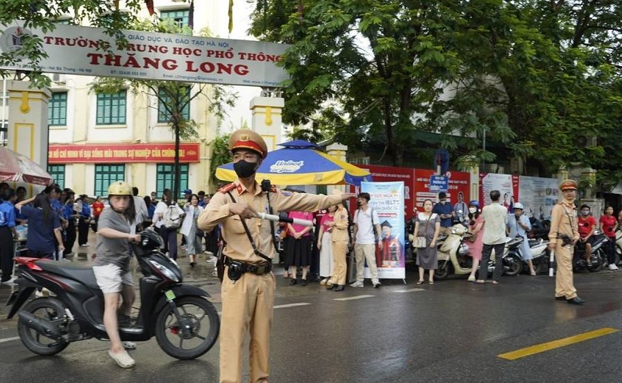 Bảo đảm trật tự an toàn giao thông phục vụ các kỳ thi