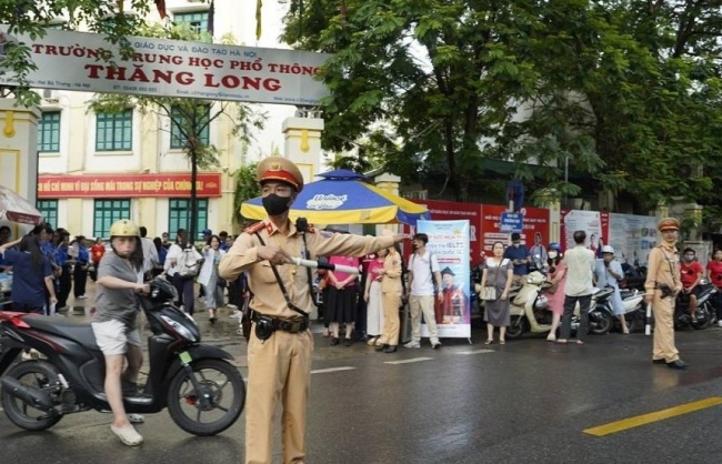 Bảo đảm trật tự an toàn giao thông phục vụ các kỳ thi