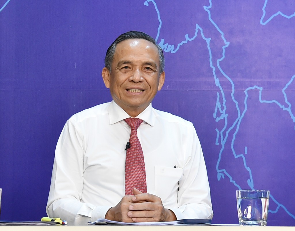 Ông Lê Hoàng Châu, Chủ tịch Hiệp hội Bất động sản TPHCM phân tích về những đột phá chính sách trong phát triển nhà ở xã hội theo tinh thần Nghị quyết 201 của Quốc hội - Ảnh: VGP/Dương Tuấn