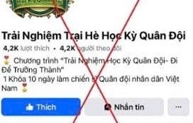 Công an TP Hồ Chí Minh khuyến cáo cảnh giác với thông tin quảng cáo trại hè, học kỳ quân đội