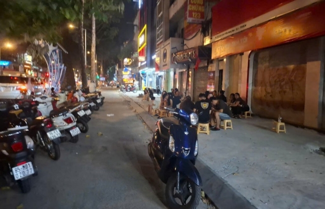 Tiến độ thi công vỉa hè đường Trần Hưng Đạo đạt 97%