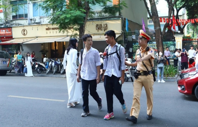 Đảm bảo an toàn giao thông, phòng chống cháy nổ tại các điểm thi