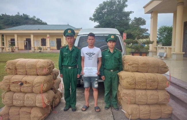 Hà Quảng (Cao Bằng): Thu giữ 656kg nguyên liệu thuốc lá không rõ nguồn gốc