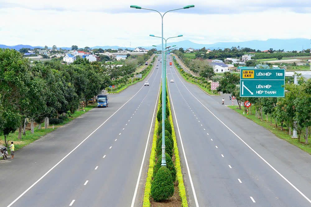 Một đoạn cao tốc Liên Khương - Prenn (Ảnh CTV)