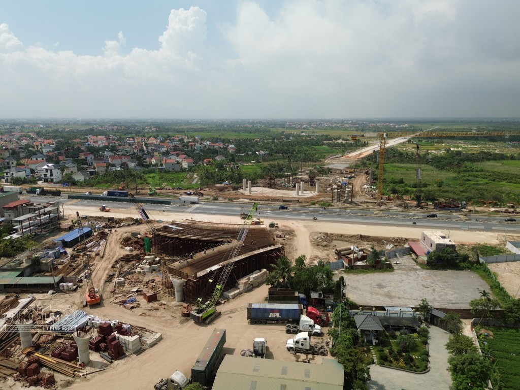 Hải Dương: Diện mạo đang dần đổi thay tại nút giao liên thông QL.5