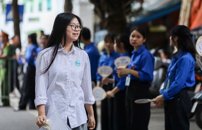 Các thí sinh quyết tâm giành điểm cao môn Ngoại ngữ