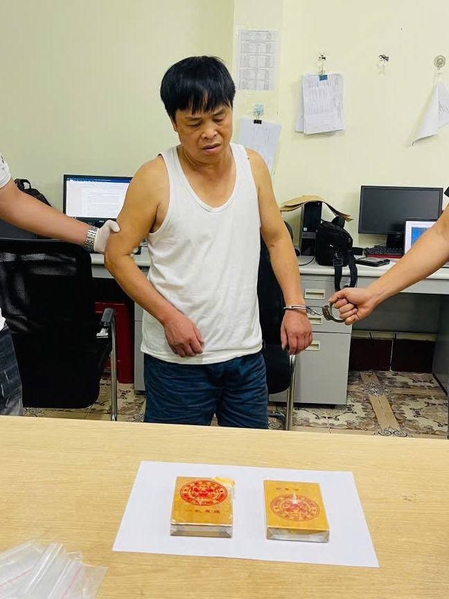 Đối tượng Bế Ngọc Đức và tang vật